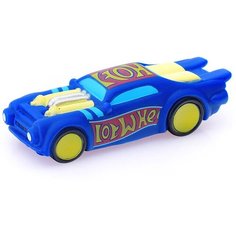 Игрушка для ванны синяя "Машинка Хот Вилс" 1 шт, сетка, хенгтег Капитошка