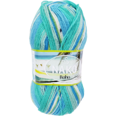 Пряжа Nako Boho (Нако Бохо), цвет 81926, 100 гр/400м, 75% шерсть, 25% полиамид, 1 моток. Alize