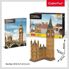 3D пазл Биг Бен Big Ben Cubic Fun