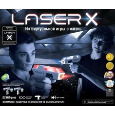 Набор игровой Laser X (2 бластера, 2 мишени)