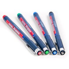 Капиллярная ручка-фломастер Edding, круглый наконечник, 0,7 мм, синий {E-1800-0.7#3}
