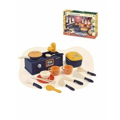 Игровой набор Бытовая техника, свет, звук, в комплекте предметы 17 шт. Shantou Gepai EK8001A