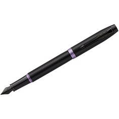 Ручка перьевая Parker "IM Professionals Amethyst Purple BT", синяя, 0,8 мм, подарочная упаковка (2172948)