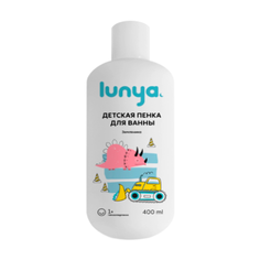 Пена для ванны детская 1+ Земляника 1 шт по 400 мл Lunya