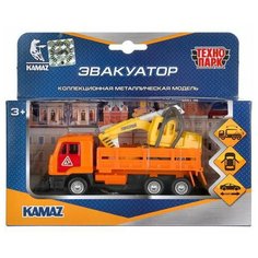 Машинка Технопарк KAMAZ Эвакуатор 12 см Китай