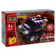 Конструктор "Джип", с инерцией, 39 детали ГОРОД МАСТЕРОВ