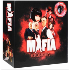 Игра Мафия с 10 масками / настольная игра с масками и картами / игра для компании Matreshka