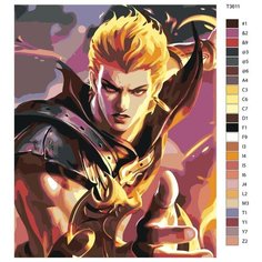 Картина по номерам Т3611 "Mobile Legends: валир" 40Х50 Brushes Paints