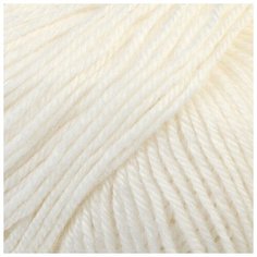 Пряжа "Baby Wool" 40% шерсть, 40% акрил, 20% бамбук 175м/50гр (55 белый)./В упаковке шт: 1 Alize