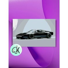 Картина по номерам на холсте Ferrari 308, 40 х 60 см КУЛЬТУРА ЦВЕТА