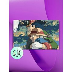 Картина по номерам на холсте Ходячий замок, 40 х 50 см КУЛЬТУРА ЦВЕТА