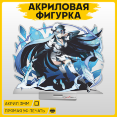Фигурка из акрила статуэтка Аниме Akame ga Kill Акамэ 15х12см 1-я Наклейка