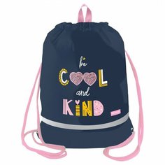 Мешок для обуви 1 отделение Berlingo "Be cool", 400x480мм, расширяющееся дно, СОП, карман на молнии (MS1093)