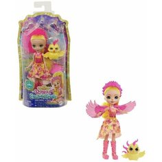 Кукла Mattel Enchantimals со зверюшкой питомцем Фалон Феникс и Санрайз Falon Phoenix & Sunrise