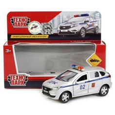 Машина металлическая инерционная Lada Xray, 12 см Технопарк