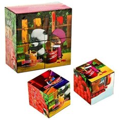 Кубики «Маша и Медведь», 4 штуки Step Puzzle