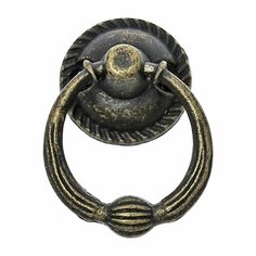 Ручка для шкатулки Кольцо 0010936 бронзовый цвет 37х28 мм, цена за 1 шт. Поделки.рф