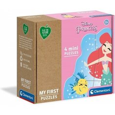 Пазл Clementoni 4 MINI Мой первый пазл. Disney. Принцессы, арт.20825