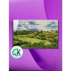 Картина по номерам на холсте Пейзаж Уэльса, 40 х 60 см КУЛЬТУРА ЦВЕТА