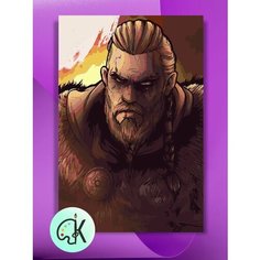 Картина по номерам на холсте AC Walhalla, 40 х 60 см КУЛЬТУРА ЦВЕТА