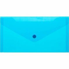 Папка-конверт на кнопке Attache (С6, 180мкм, до 100л, пластик) цветная, 10шт, 10 уп.