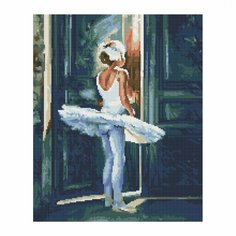 Набор для изготовления алмазной мозаики Три Совы "Трепет перед выступлением", 40x50см, холст, картон. уп. (АМ4050_47573)