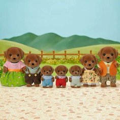 Sylvanian Families Набор "Семья шоколадных лабрадоров", 7 фигурок 5730