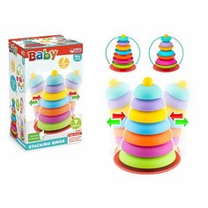 Логическая пирамидка «Тарелочки-неваляшки» Dede