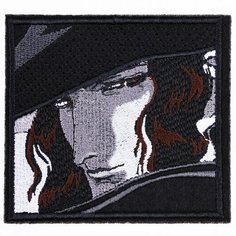 Нашивка, шеврон, патч (patch) Охотник на вампиров, Аниме, размер 8,2*7,7 см, 1 шт Rocknrolla