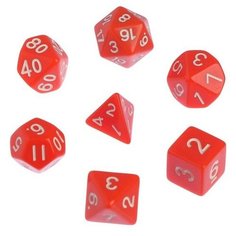 Набор кубиков "Время игры" для D&D (Dungeons and Dragons, ДнД), серия: D&D, 7 шт