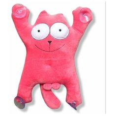 Мягкая игрушка Кот Саймона с присосками на стекло автомобиля рост 30см