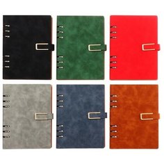 Органайзер на кольцах, формат А5, 90 листа, линия, с хлястиком. обложка кожзам микс Calligrata