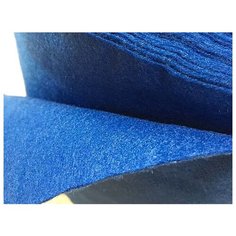 Фетр корейский мягкий листовой 33х110 см (1 шт/упак) толщина 1 мм, цвет синий RN-19 / для творчества рукоделия КафеБижу