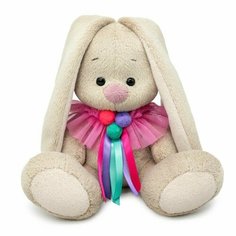 Мягкая игрушка «Зайка Ми в воротнике с помпонами и лентами», 15 см Miki Market