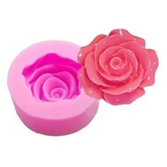 Силиконовая форма раскрытая роза, силиконовый молд для мыла, шоколада, свечей Нет бренда