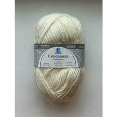 Пряжа "Северянка" -белый 205 Камтекс