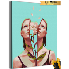 Картины по номерам Девушка Арт 40x50