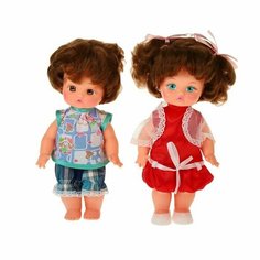 Куклы-близнецы в красном платье Мир кукол