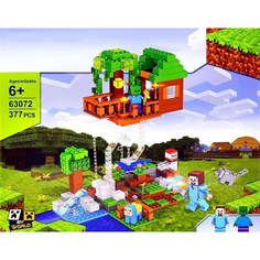 Конструктор Майнкрафт Атака шахтеров, 377 деталей Toys
