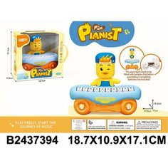 Пианино развивающее, звук. эффекты, в к 18,7x17,1x10,9 см LIU BA Ling Toys R