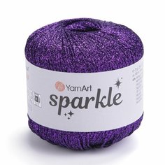 Пряжа YARNART Sparkle YarnArt, фиолетовый - 1342, 60% полиэстер металлик, 40% полиамид, 6 мотков, 25 г, 160 м.