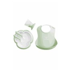 Посуда BabyBjorn Baby Dinner Set Powder 5пр Green