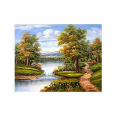 Картина по номерам Речной водопад 40х50 см АртТойс