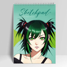 Скетчпад А4, евроспираль,30 листов, Seventeen,14296