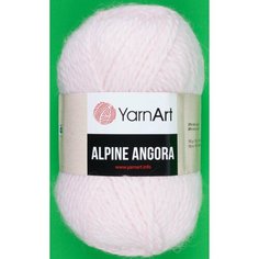 Пряжа Yarnart Alpine angora бледно-розовый (340), 20%шерсть/80% акрил, 150м, 150г, 5шт