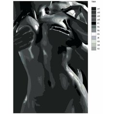 Картина по номерам T864 "Картина для взрослыx. Эротика" 80x120 Brushes Paints