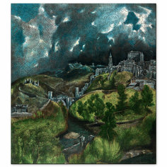 Деревянные пазлы для взрослых и детей/Вид Толедо/головоломка-игра/подарочный набор Active Puzzles