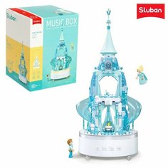 Конструктор Розовая мечта Музыкальная коробочка, свет, звук, 420 деталей Китай