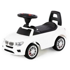 Каталка автомобиль SuperCar №5 со звуковым сигналом белая 84538 П-Е /1/ Полесье