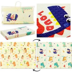 Коврик развивающий "Такие разные животные" (150*200*0.6 см.) КНР